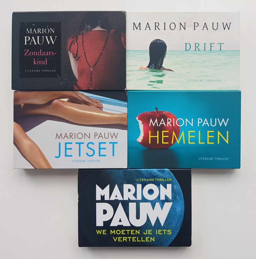5x Dwarsligger Marion Pauw oa. Drift, Jetset, Hemelen, Boeken, Ophalen of Verzenden, Marion Pauw, Nederland