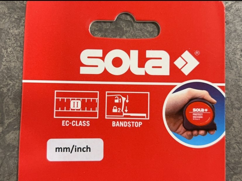 SOLA Rolmaat Protect 3M – Nieuw - 24x, Doe-het-zelf en Verbouw, Gereedschap | Handgereedschap, Sola, Overige merken, Nieuw, Ophalen of Verzenden