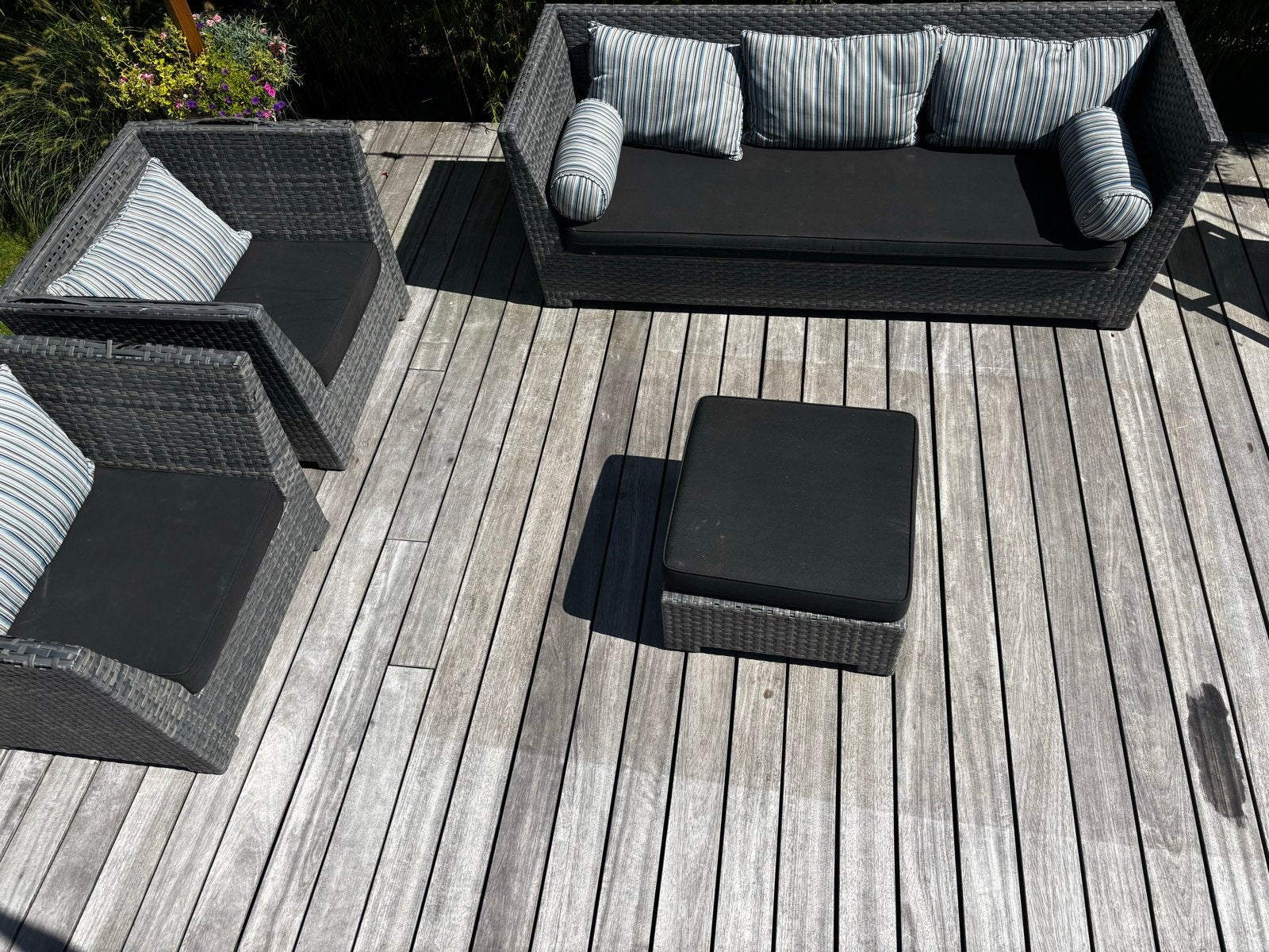 Applebee Wicker Loungeset met 5 zitplaatsen, Ophalen, 5 zitplaatsen, Gebruikt, Loungeset