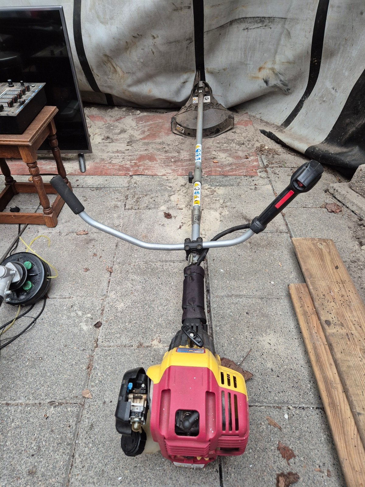 Wolf Gardena GT-S 4 29 DL Blauw Power Bosmaaier, Ophalen, Gebruikt, Benzine-grasmaaier, Wolf Gardena
