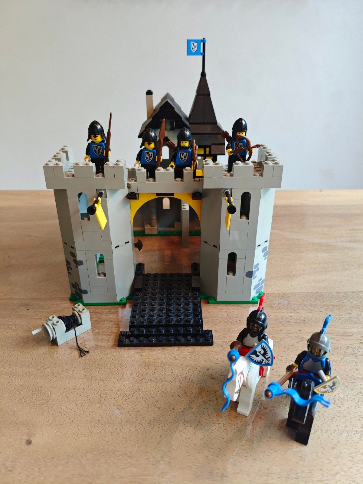 Lego 6074 Black Falcons Fortress uit 1986, Gebruikt, Lego, Ophalen of Verzenden, Compleet
