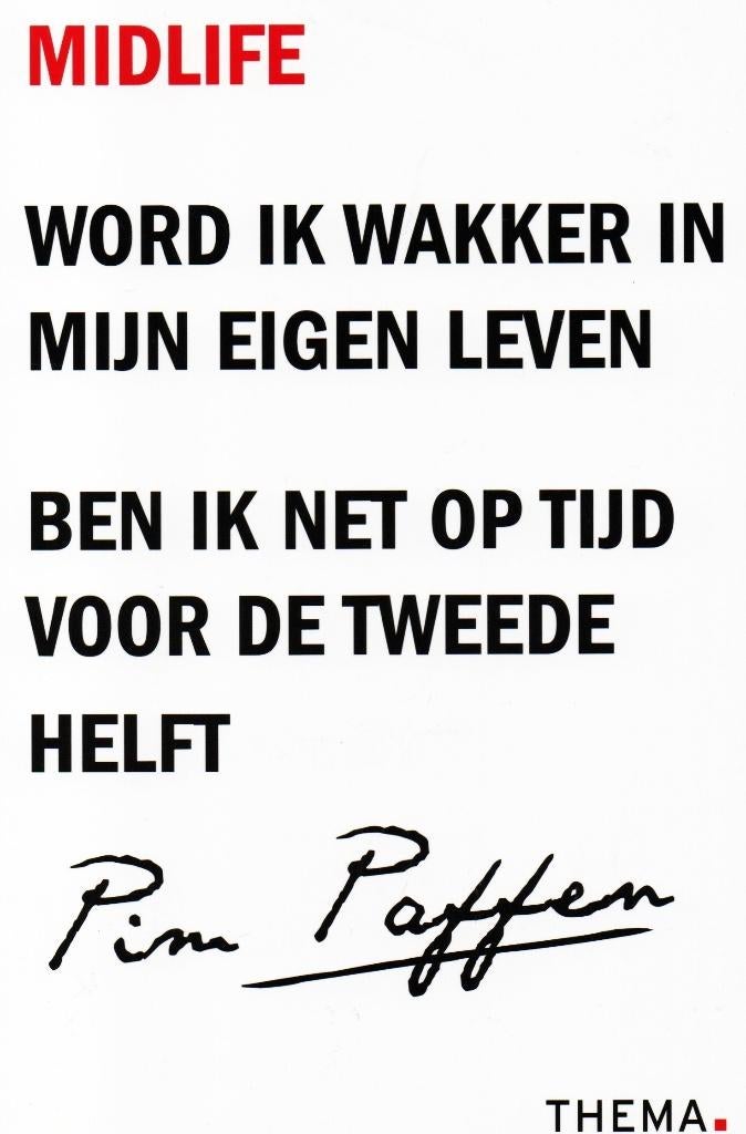 Midlife - Pim Paffen / 9789058715401, Ophalen of Verzenden, Zo goed als nieuw, Ontwikkelingspsychologie, Pim Paffen