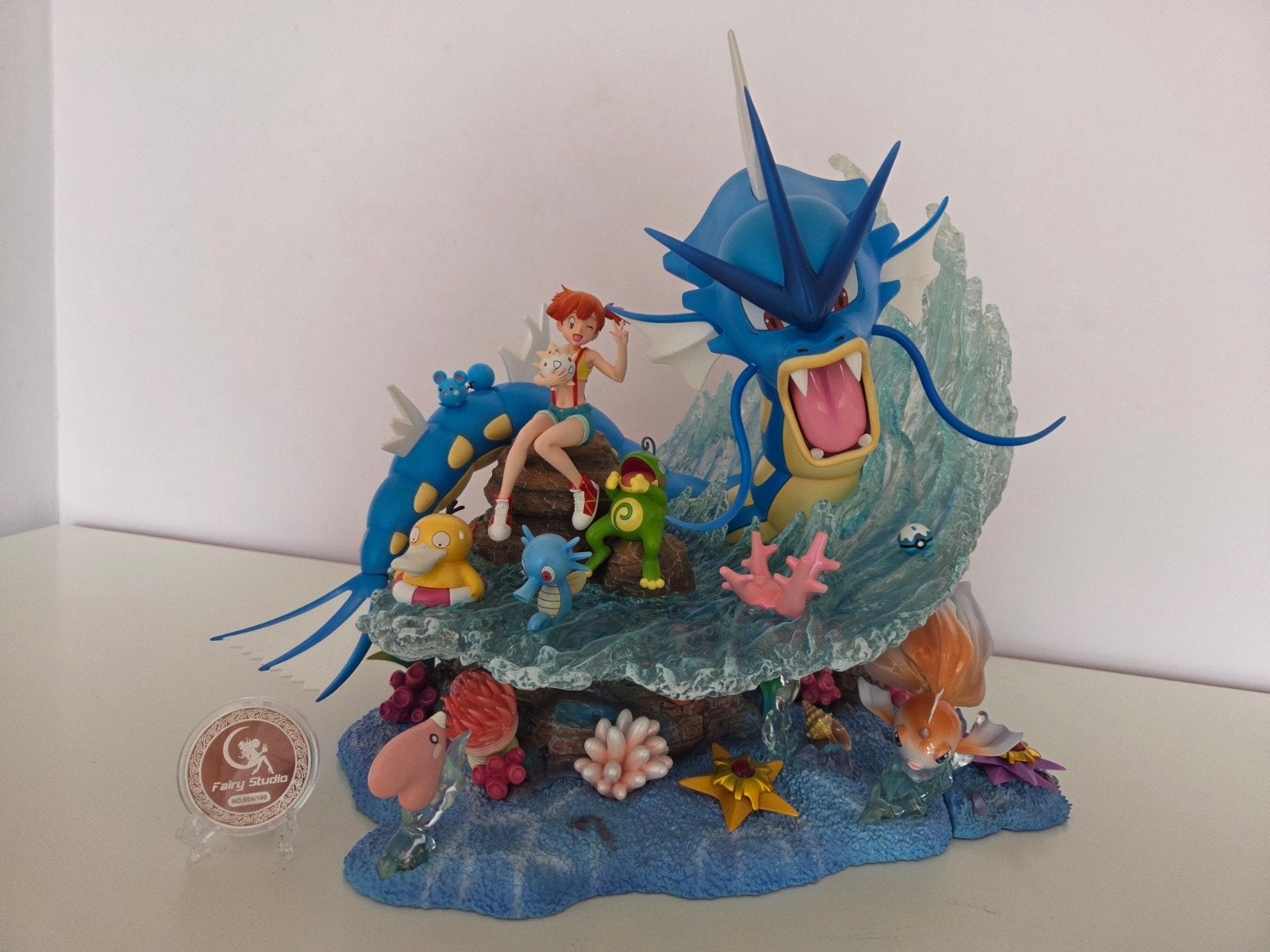 Misty en Gyarados Pokemon statue, Ophalen, Zo goed als nieuw