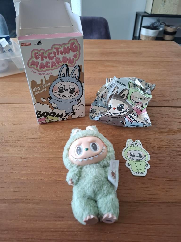 Labubu The Monsters Exciting Macaron Pop Mart, Ophalen of Verzenden, Nieuw