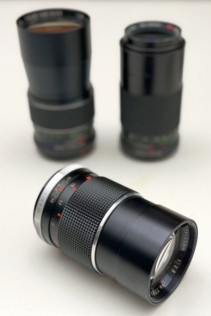Panagor 135mm f2.8 (M42 mount) e.a. (zie foto’s/lijst), Ophalen of Verzenden, 1960 tot 1980