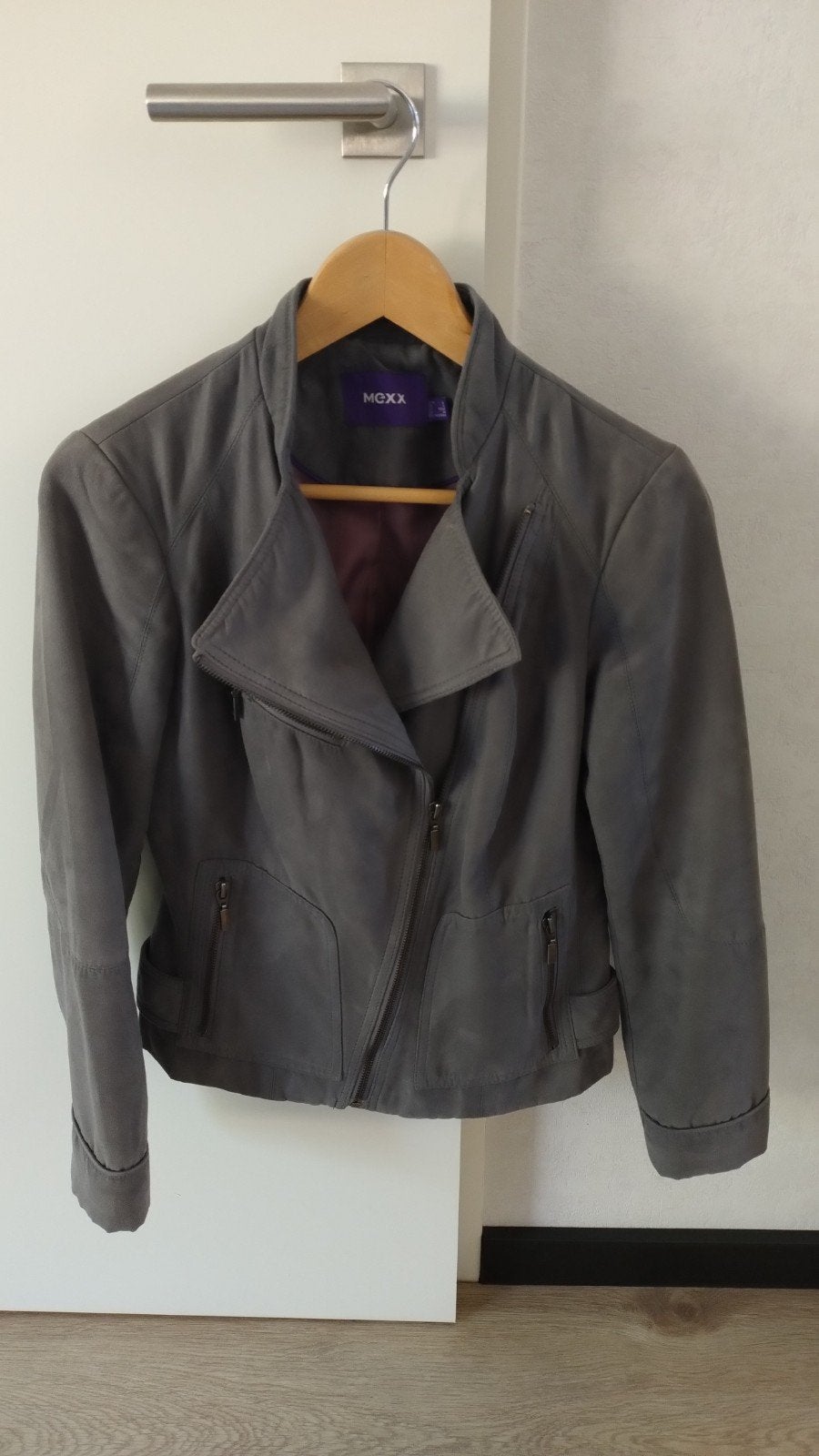 Mexx jas grijs maat 36 maat (S) zgan, Kleding | Dames, Mexx, Ophalen of Verzenden, Zo goed als nieuw, Maat 36 (S)