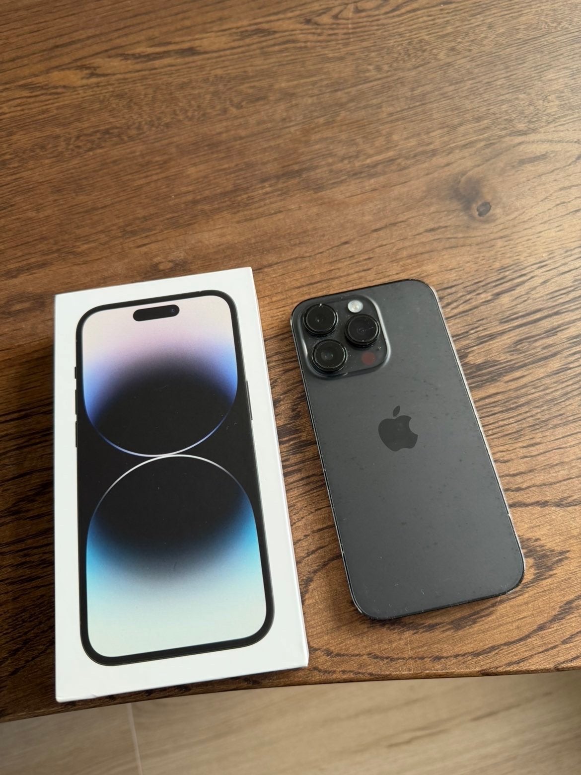 iPhone 14 Pro Max 128GB - Goede staat, barstje linksboven, Ophalen of Verzenden, Gebruikt, 128 GB, IPhone 14 Pro Max