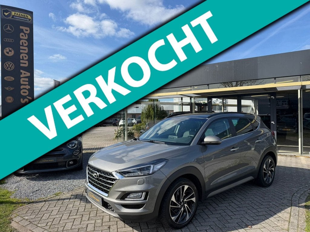 Hyundai Tucson 1.6 T-GDI Premium, stoel verw/verkoeling, 360, Auto's, Hyundai, Gebruikt, 4 cilinders, Leder, Bedrijf