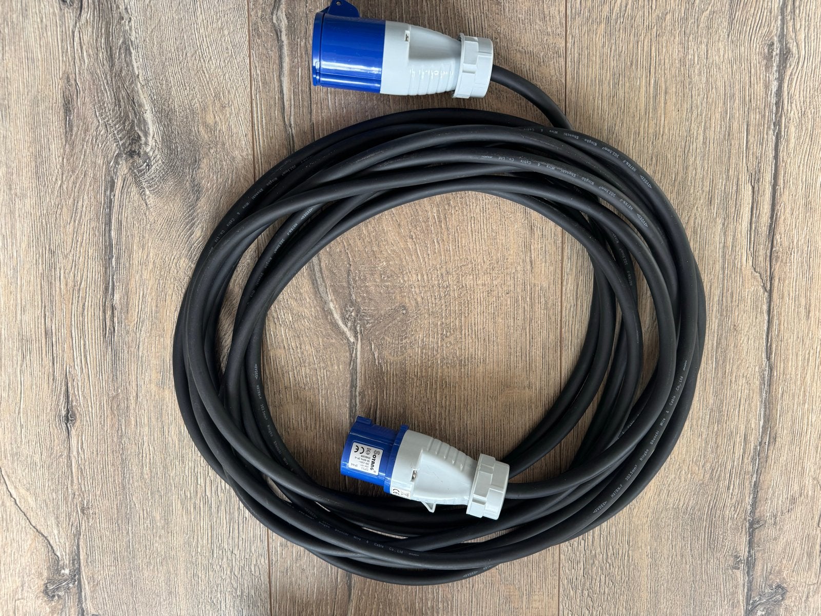 Verlengkabel CEE 16A 230V 3G2.5mm2 M-F, Ophalen, Zo goed als nieuw