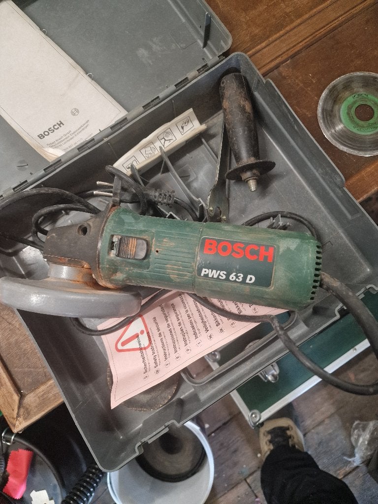 Haakse slijper, Ophalen, Gebruikt, Minder dan 700 watt, Haakse handslijpmachine