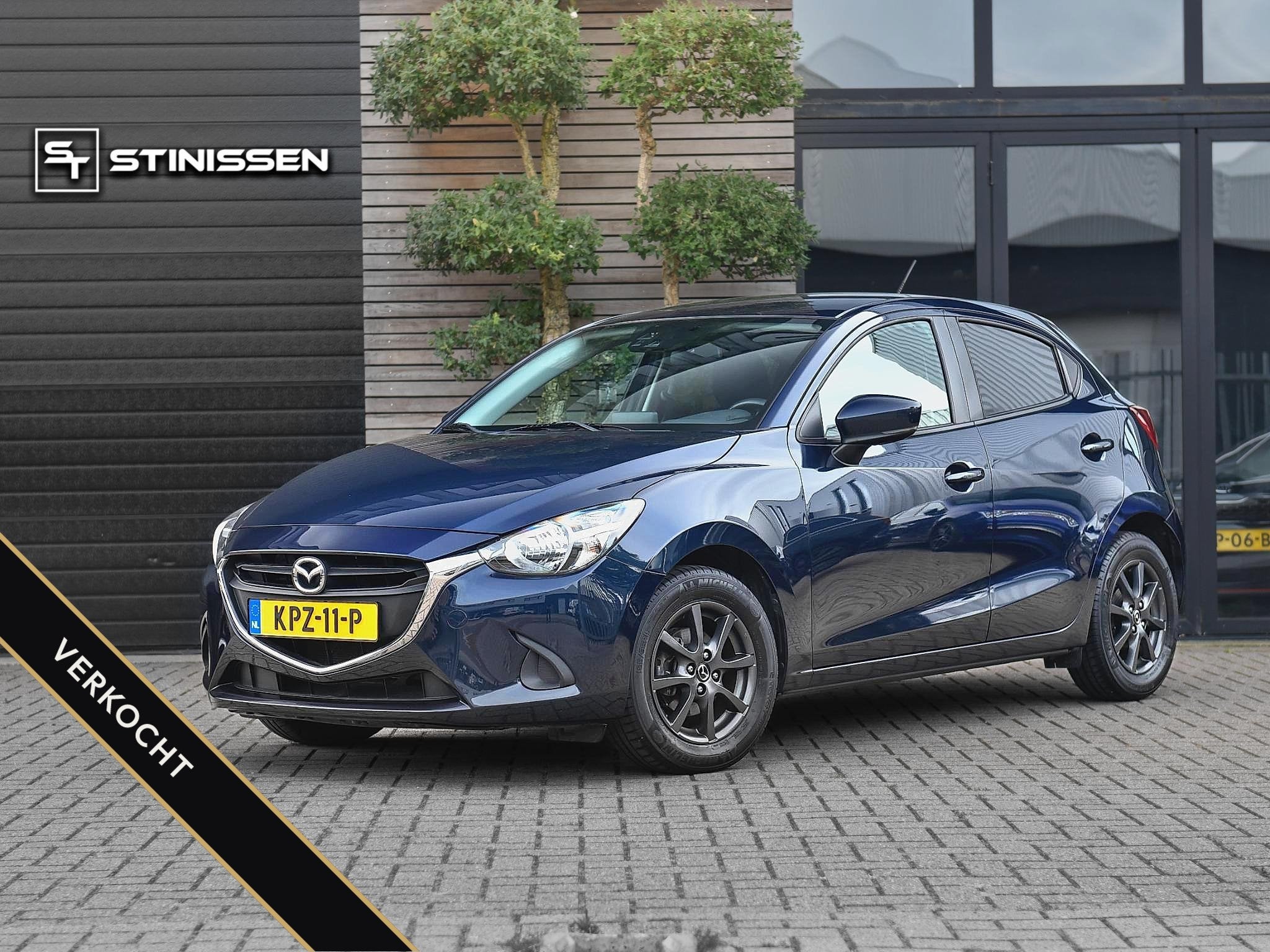 Mazda 2 1.5 Skyactiv-G SkyLease GT Airco Cruise Navi PDC, Stof, Gebruikt, Euro 6, 4 cilinders