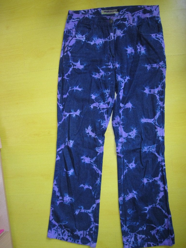 Blue image spijkerbroek, blauw/paars, zeer apart, Kleding | Dames, Blauw, Nieuw, Ophalen of Verzenden, W30 - W32 (confectie 38/40)