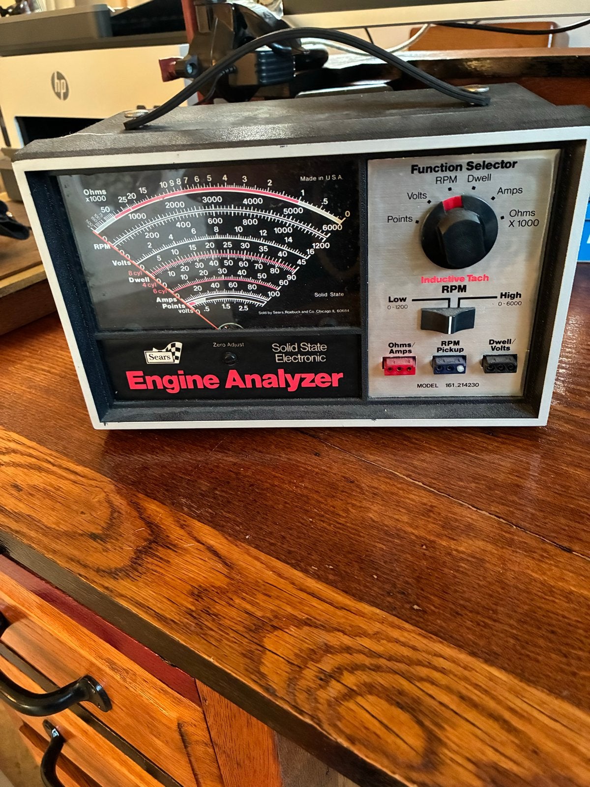 Sears Solid State Electronic Engine Analyzer, Ophalen, Gebruikt
