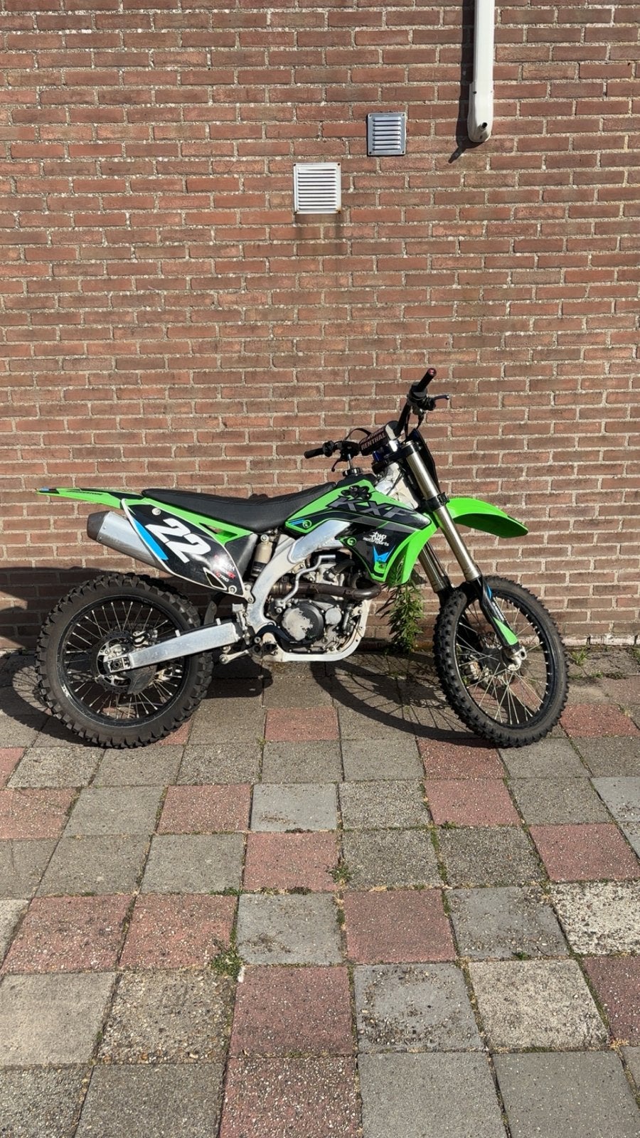 Crossmotor 450cc kawasaki, Motoren, 450 cc, Particulier, Crossmotor, Handgeschakeld