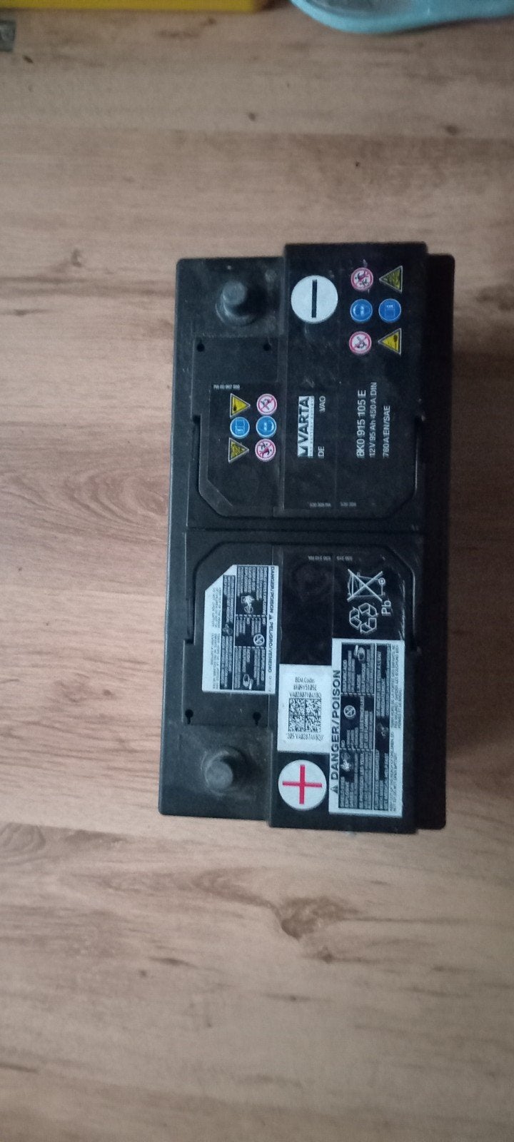 Varta 12V 95Ah 800A Auto Accu - Gebruikt, Gebruikt
