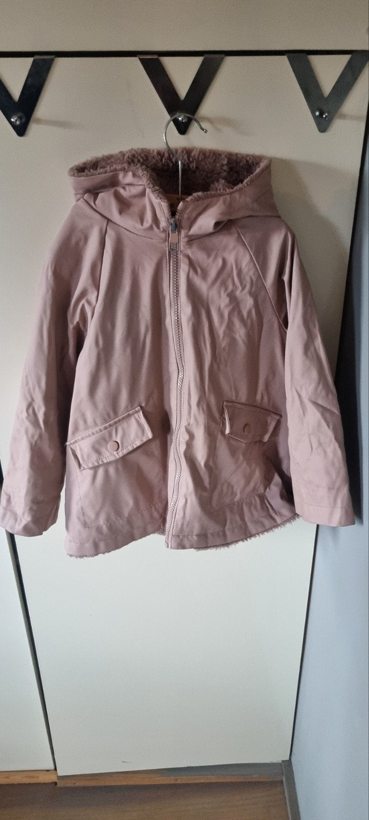 Zara oud roze regenjas voor meisjes - maat 110 (4-5 jaar), Gebruikt, Meisje, Ophalen of Verzenden, Zara