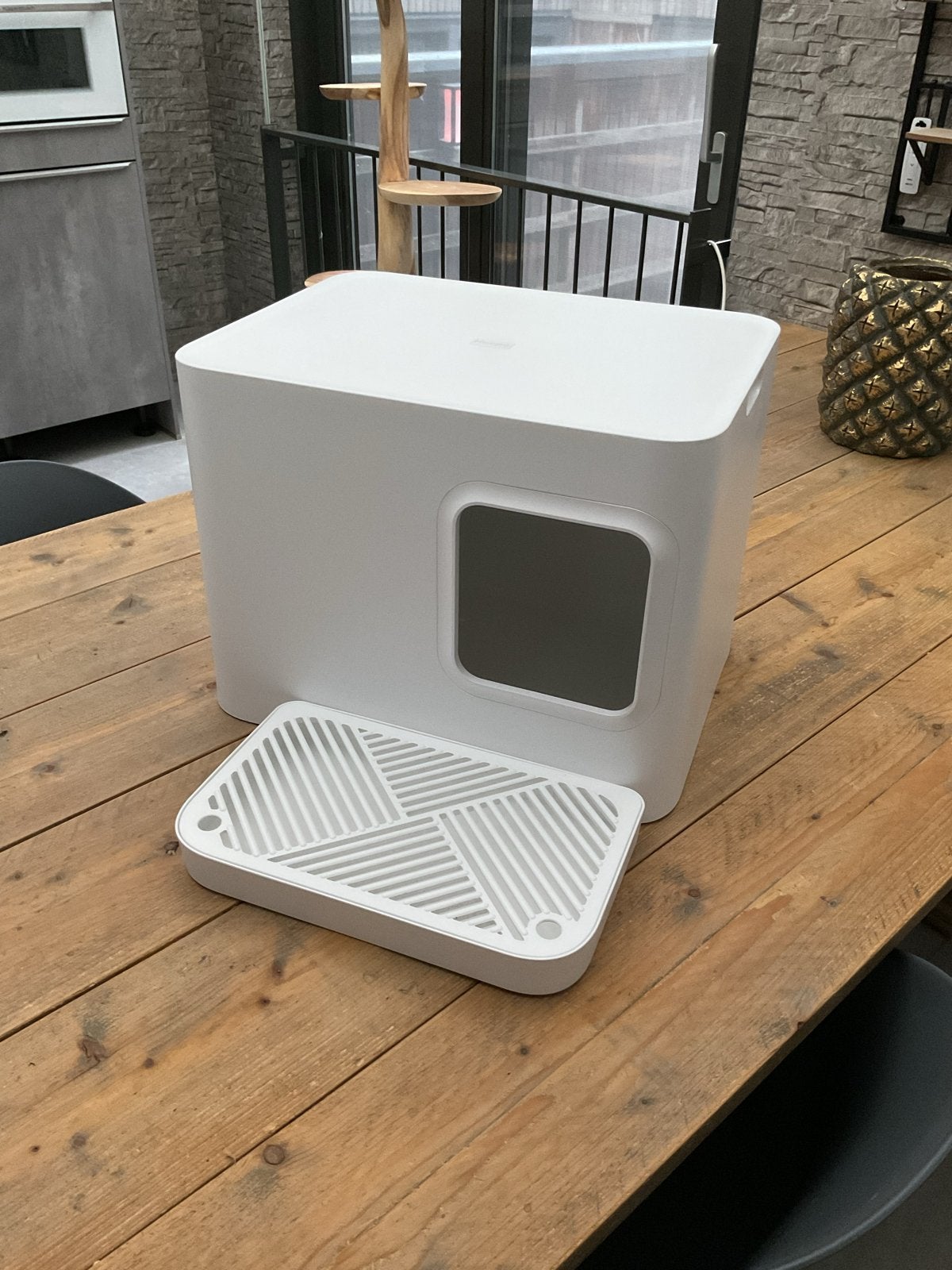 Kattenbak Hoopo Dome Plus, Dieren en Toebehoren, Ophalen, Zo goed als nieuw