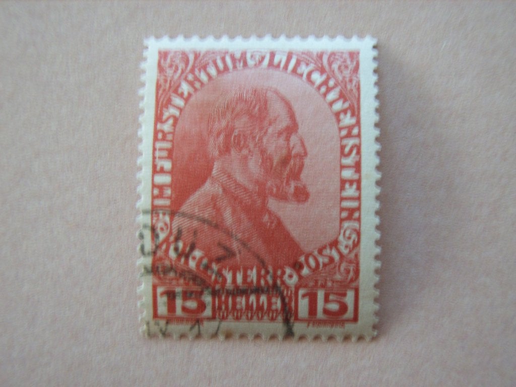 B2    Liechtenstein 7, Ophalen of Verzenden, Overige landen, Gestempeld
