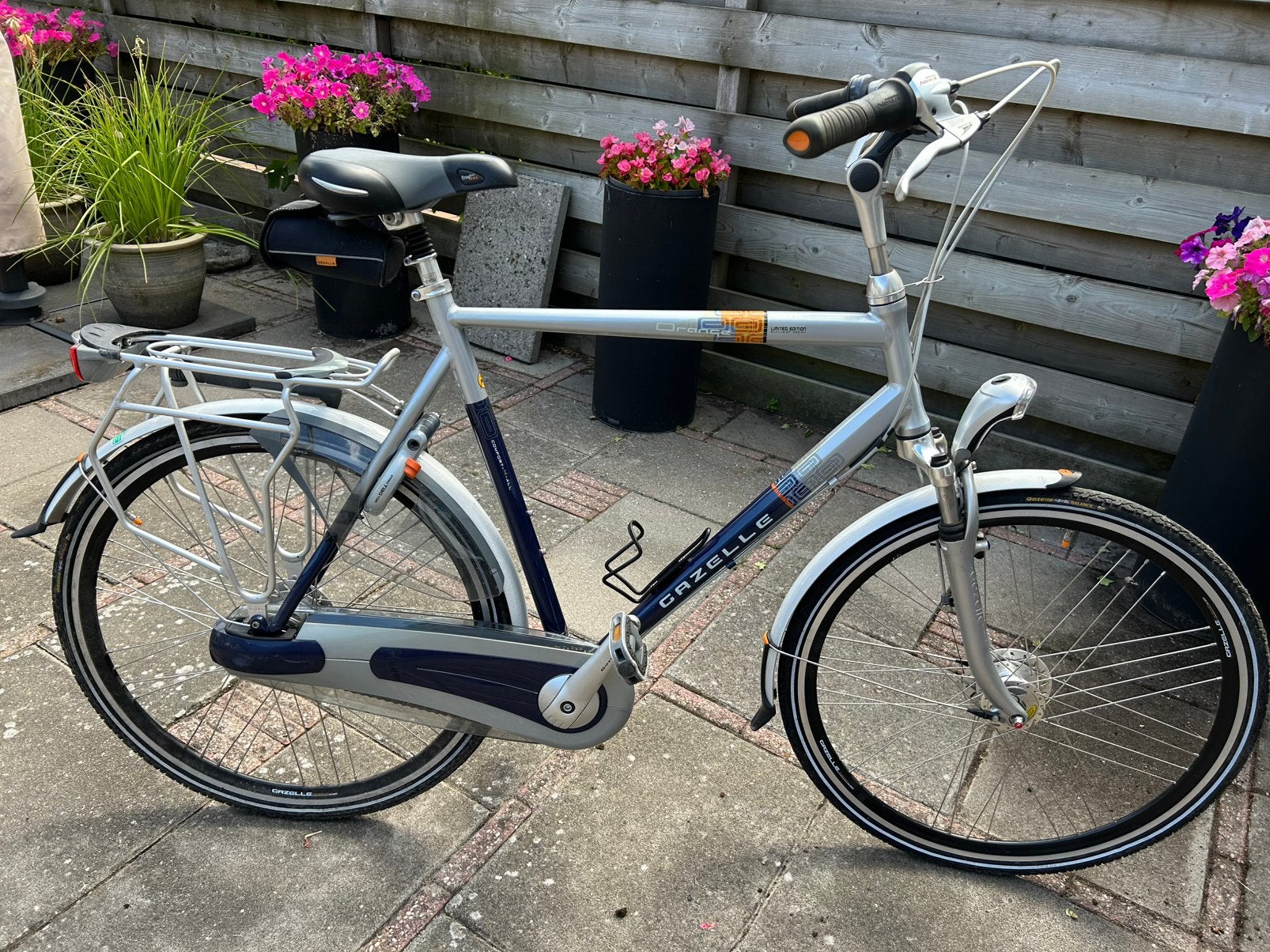 Gazelle orange limeted edition 65, Fietsen en Brommers, 65 cm of meer, Ophalen, Zo goed als nieuw, Gazelle