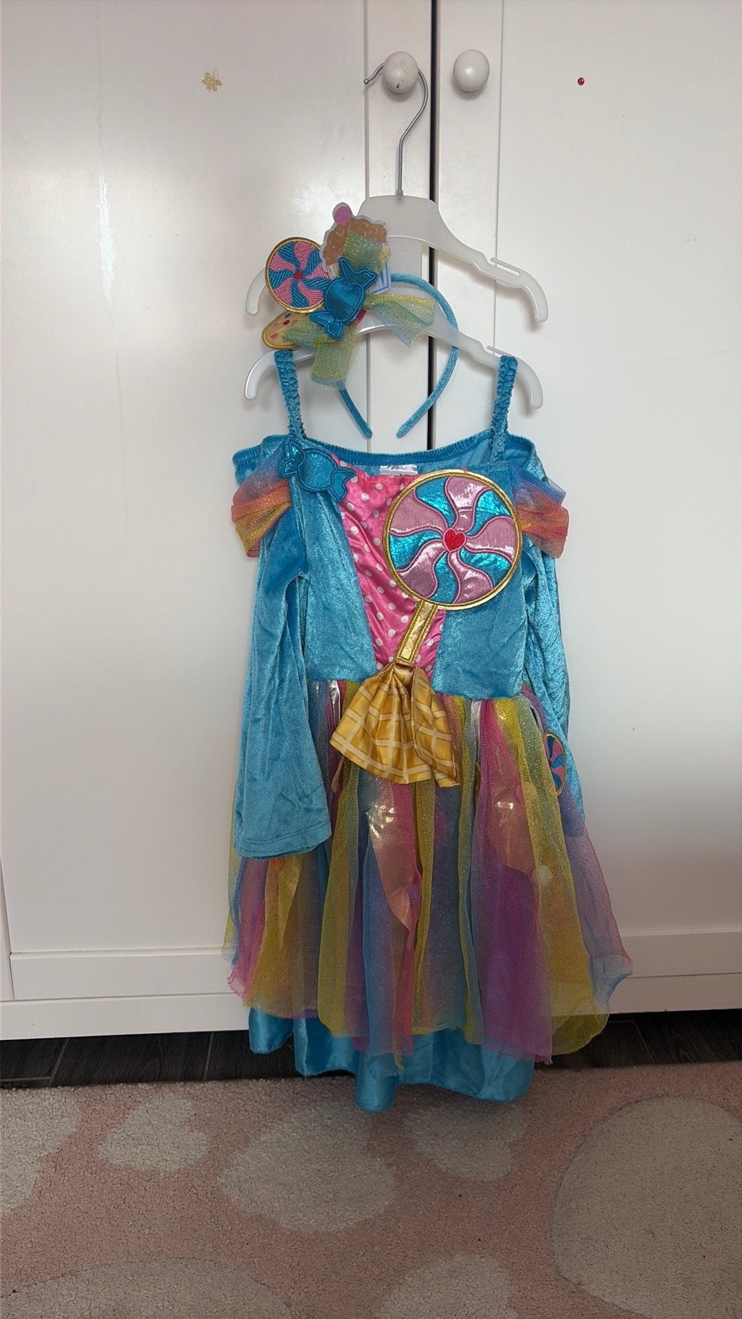 Verkleedjurk 3+, Kinderen en Baby's, Carnavalskleding en Verkleedspullen, Ophalen of Verzenden, Zo goed als nieuw, Meisje