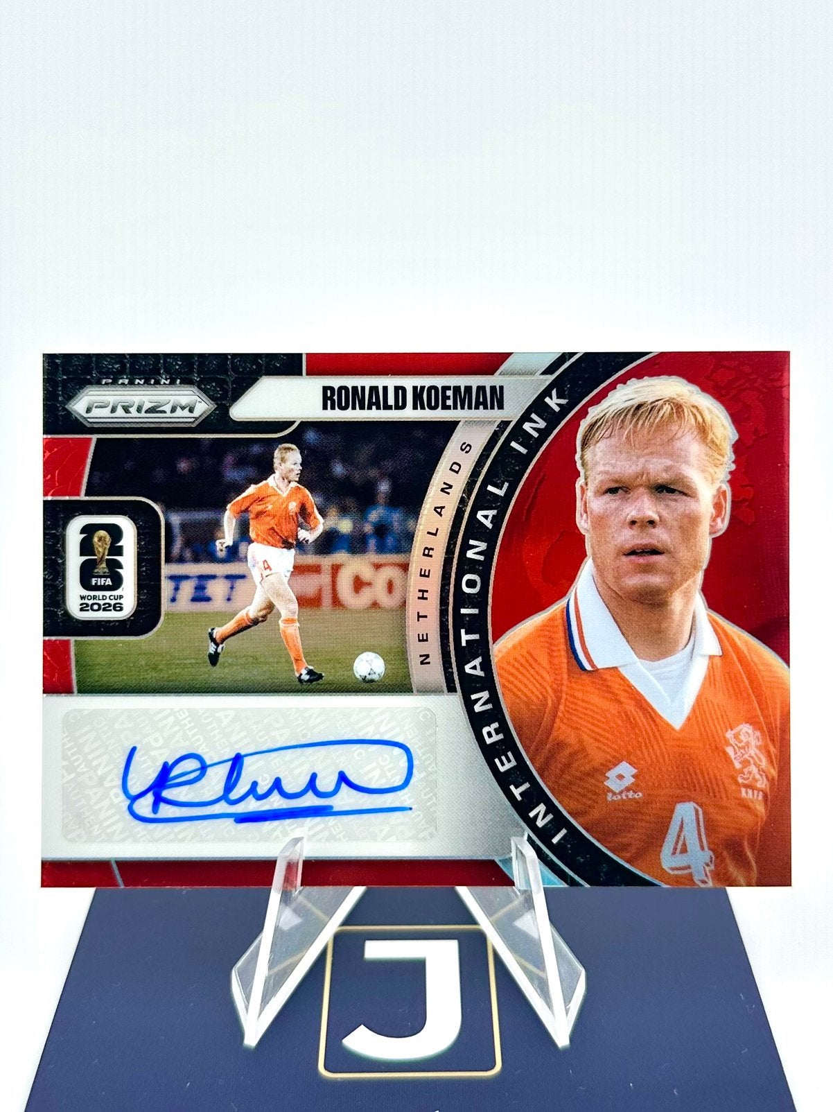 Ronald Koeman /49 Auto - Panini Prizm Netherlands, Ophalen of Verzenden, Zo goed als nieuw, Plaatje