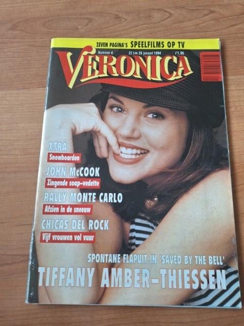 Veronica 1994 Tiffani Amber Thiessen Chicas del Rock Soap, Verzamelen, Verzenden, 1980 tot heden, Nederland, Tijdschrift
