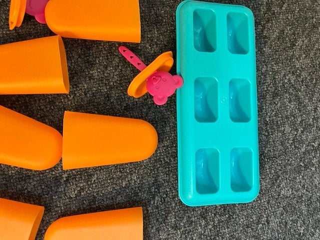 Tupperware IJsjes vormen, Overige typen, Oranje, Ophalen of Verzenden, Gebruikt