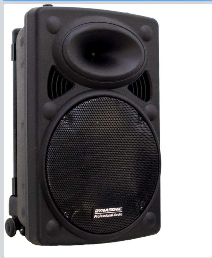 Dynasonic Draagbare Luidspreker met Microfoon en Accessoires, Audio, Tv en Foto, Luidsprekers, Overige typen, Nieuw, 60 tot 120 watt
