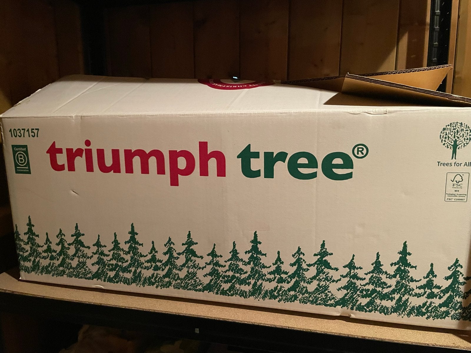 Kerstboom slim romagne blue - 185cm, Diversen, Ophalen of Verzenden, Gebruikt