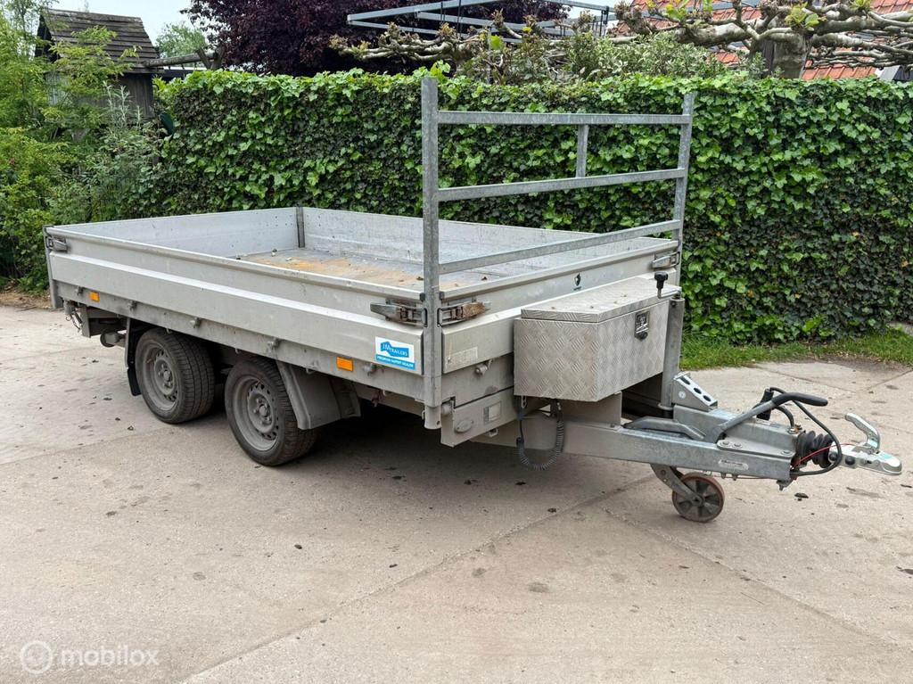 Hapert kipper, 305x180cm, 3500kg, kieper, aanhangwagen, Gebruikt