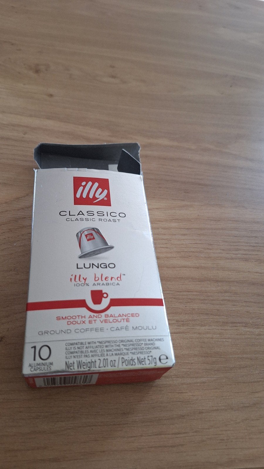 Illy Classico Lungo Nespresso compatibele cups (10 stuks), Ophalen of Verzenden