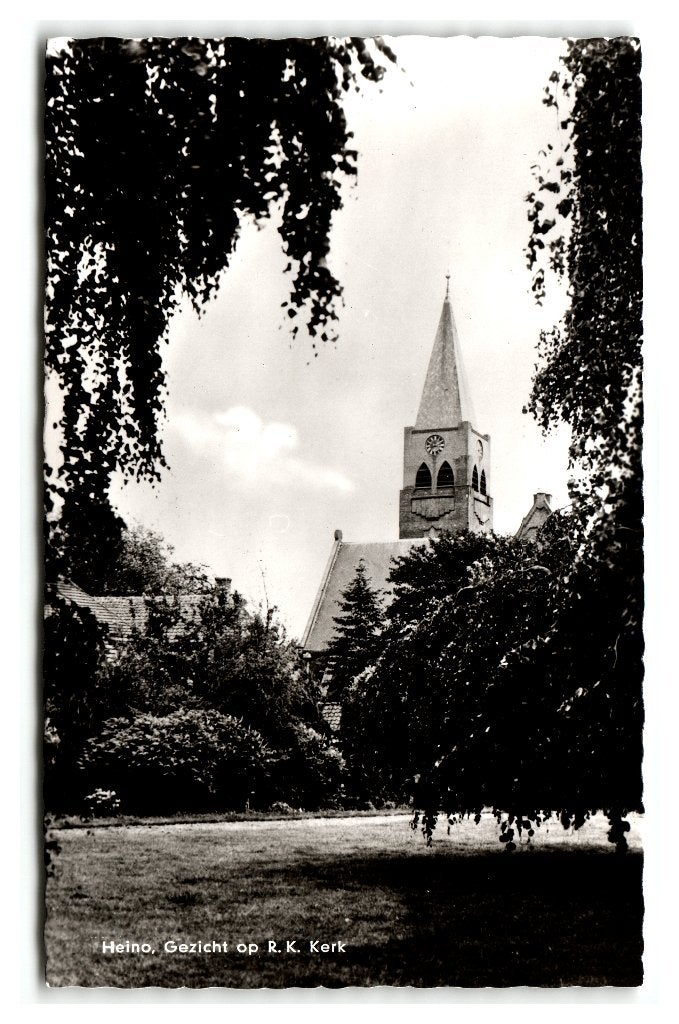 Heino, Gezicht op R.K. Kerk, Verzenden, 1960 tot 1980, Ongelopen, Overijssel