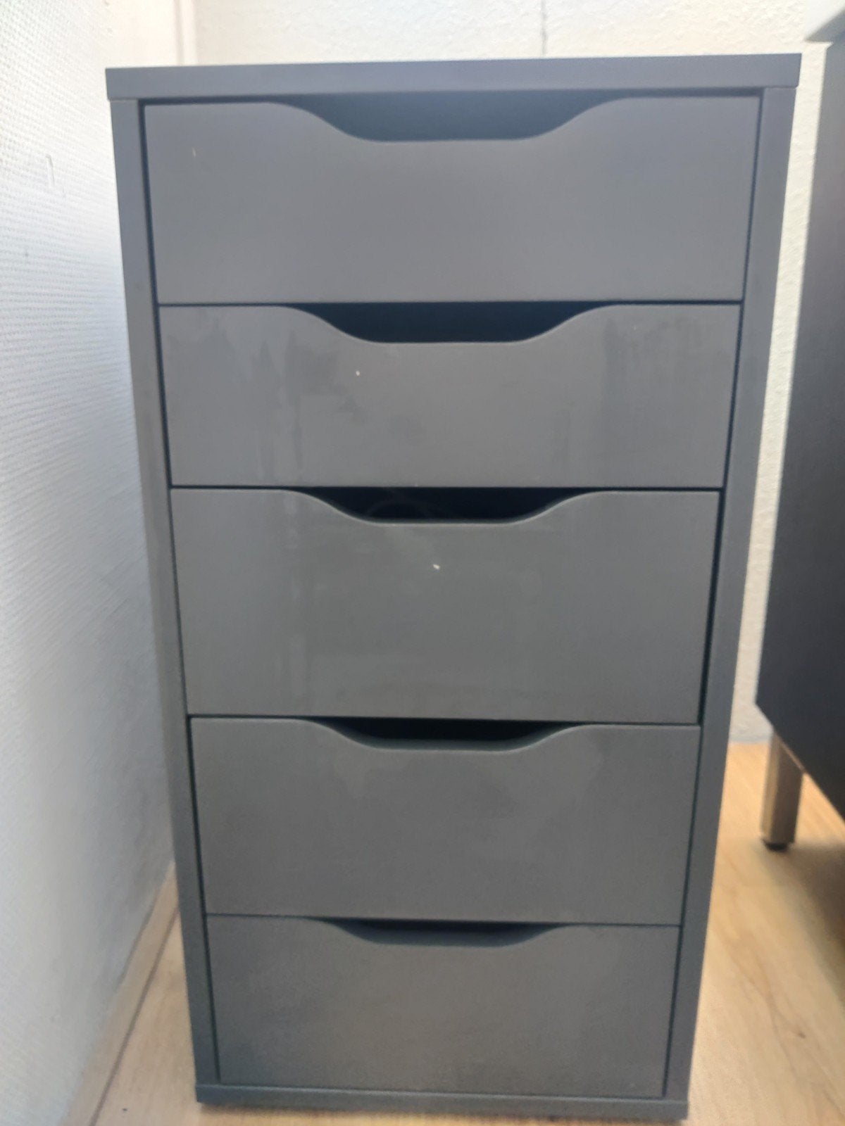 IKEA Alex ladekast - Grijs, Huis en Inrichting, Ophalen, Minder dan 50 cm, 5 laden of meer, Modern, Functioneel