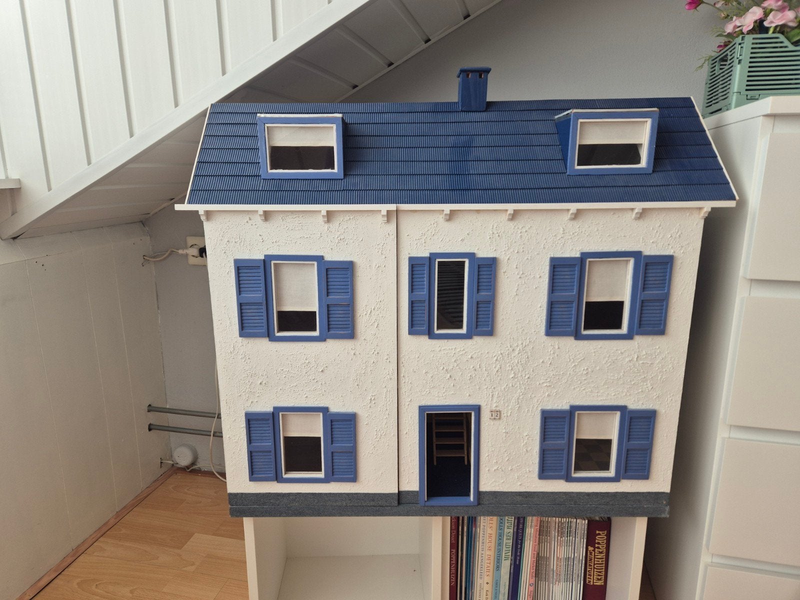 Groot 1:12 Poppenhuis, Ophalen, Gebruikt, Poppenhuis