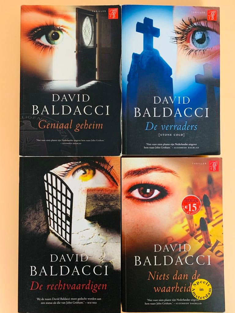 Thrillers vam David Baldacci, Boeken, Ophalen of Verzenden, Zo goed als nieuw