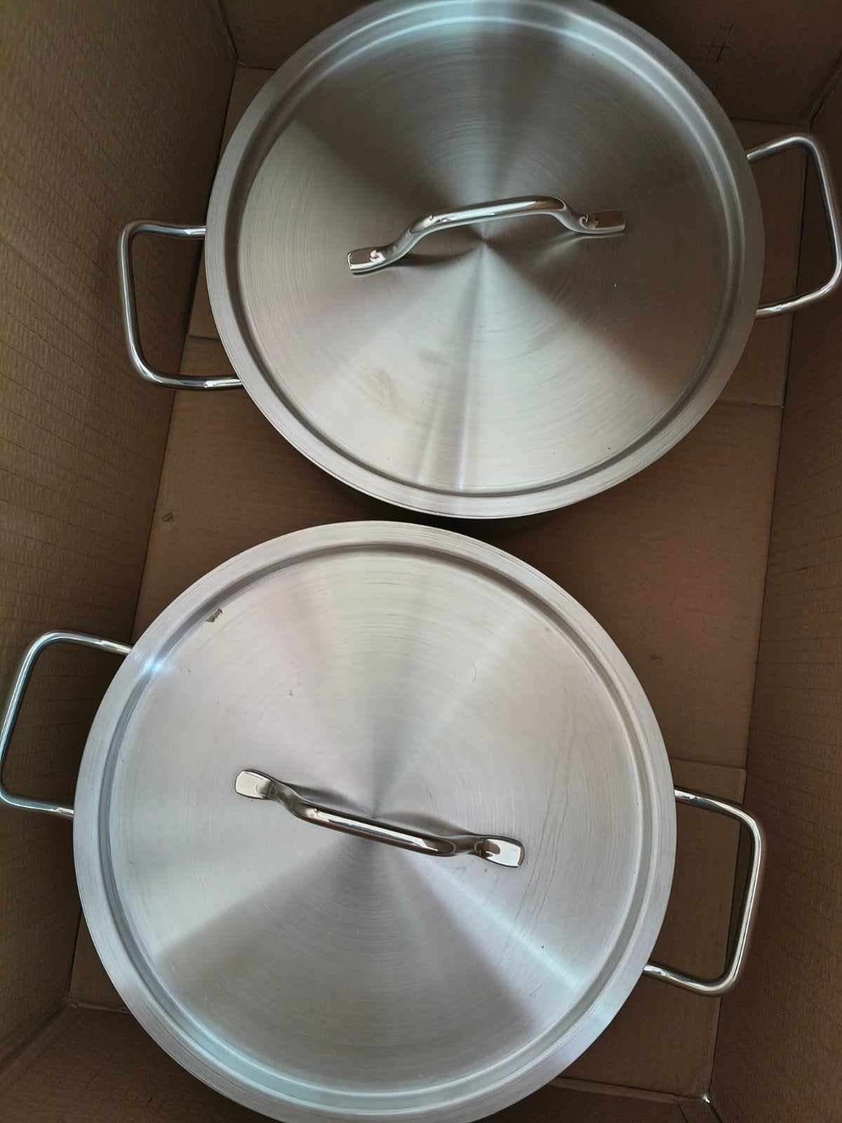 Inoxibar Professional Line kookpan, mooie kwaliteit, 2 stuks, Ophalen of Verzenden, Gebruikt, Rvs, Kookpan of Snelkookpan