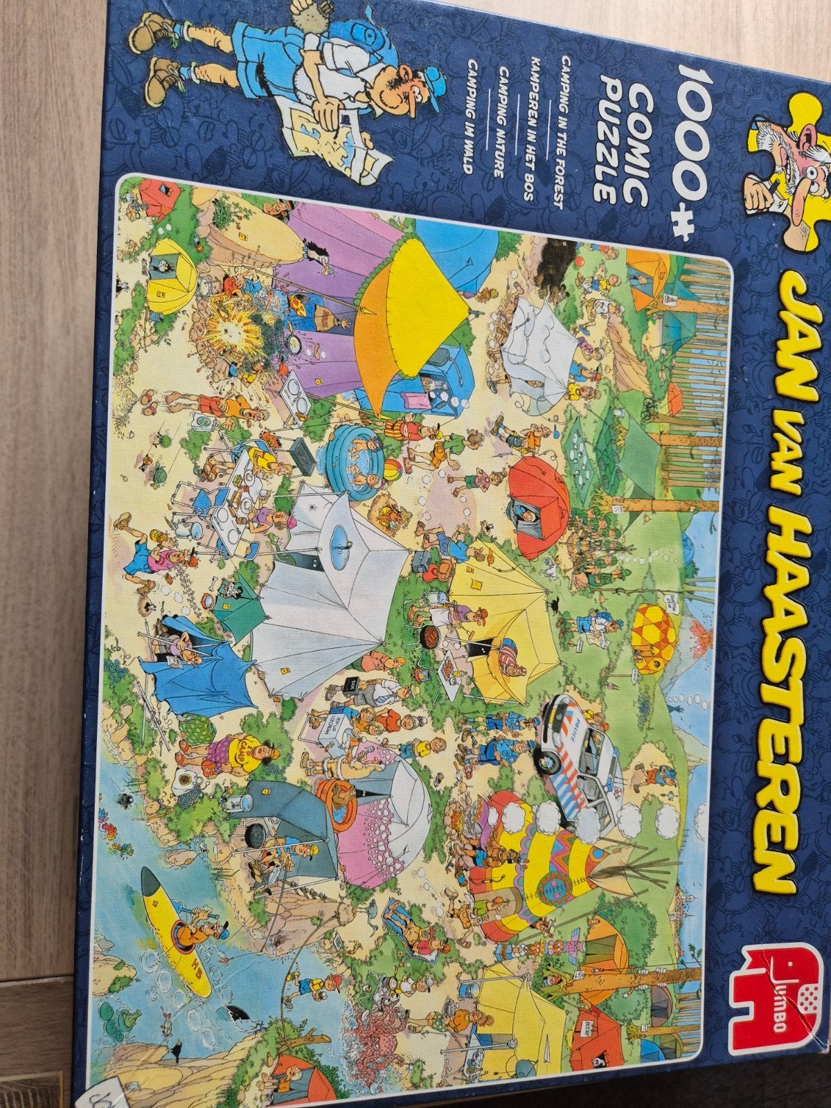 Kamperen in het bos, Hobby en Vrije tijd, Denksport en Puzzels, Ophalen, 500 t/m 1500 stukjes, Zo goed als nieuw