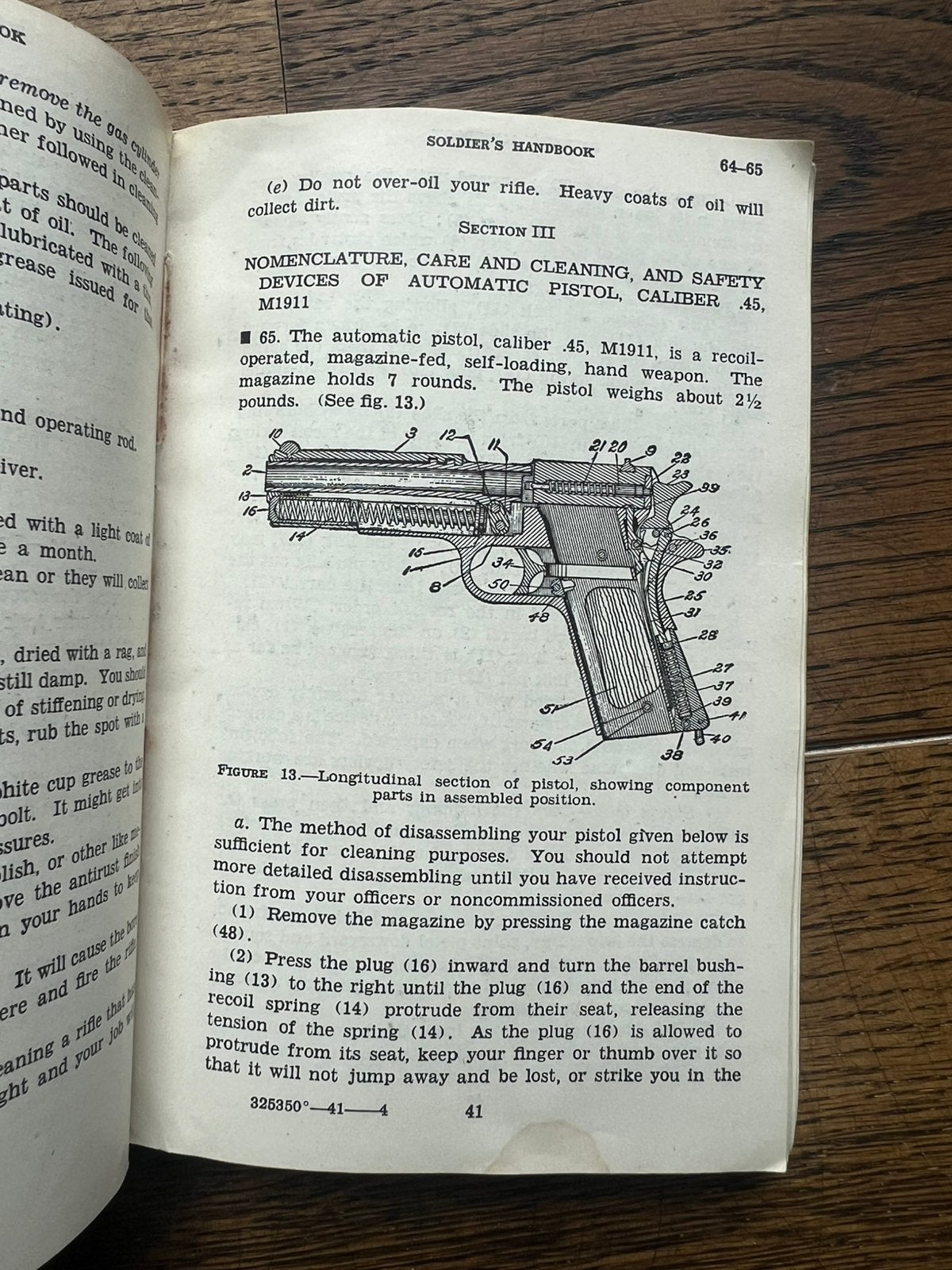 WO2 Amerikaans M1 garand handboek wapens uitrusting, Verzamelen, Amerika, Verzenden, Boek of Tijdschrift