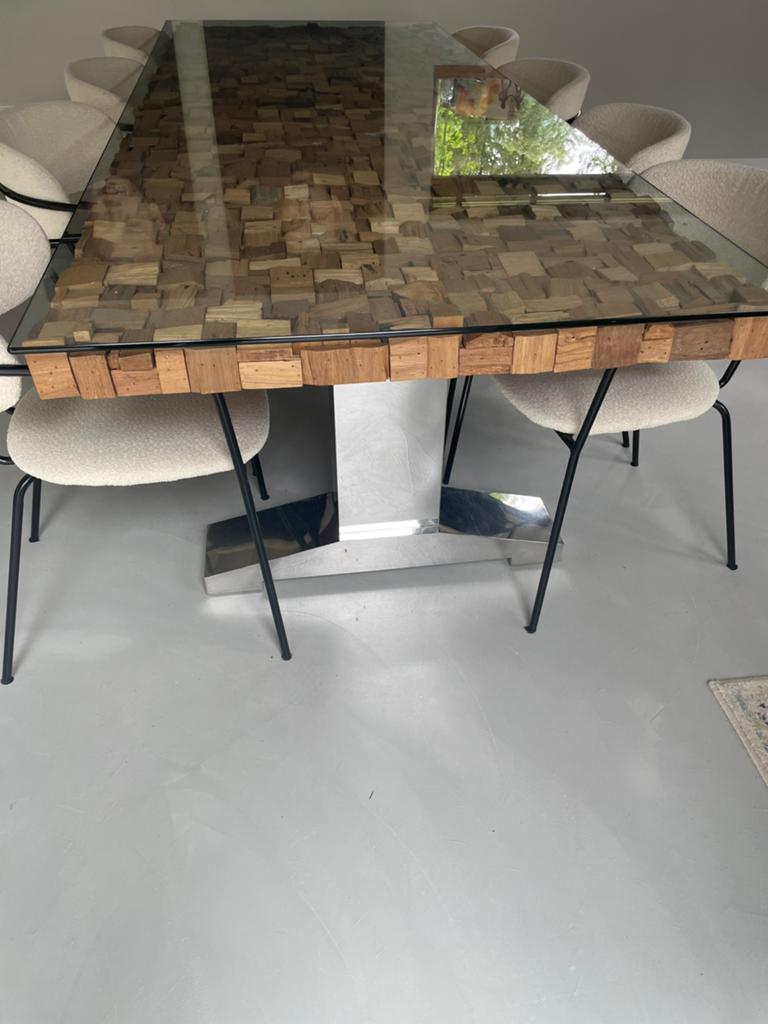 Eettafel 270, Huis en Inrichting, Tafels | Eettafels, Gebruikt, 200 cm of meer, 200 cm of meer, Vijf personen of meer, Rechthoekig