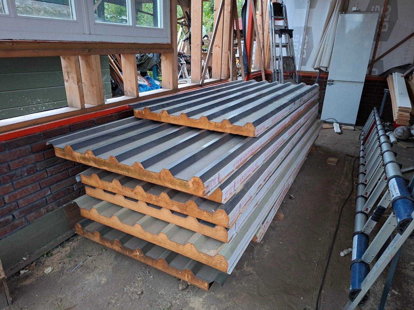 B Keus sandwichpanelen 60mm, Ophalen