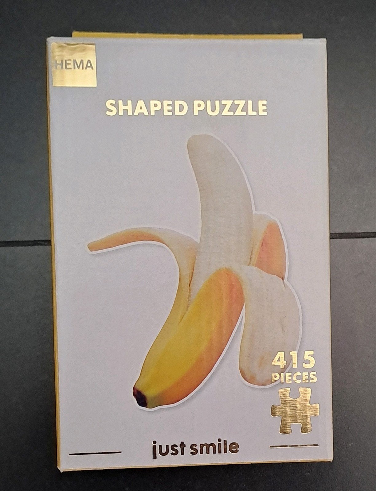 Puzzel 415 puzzelstukjes/Banaan, Hobby en Vrije tijd, Ophalen of Verzenden, Minder dan 500 stukjes