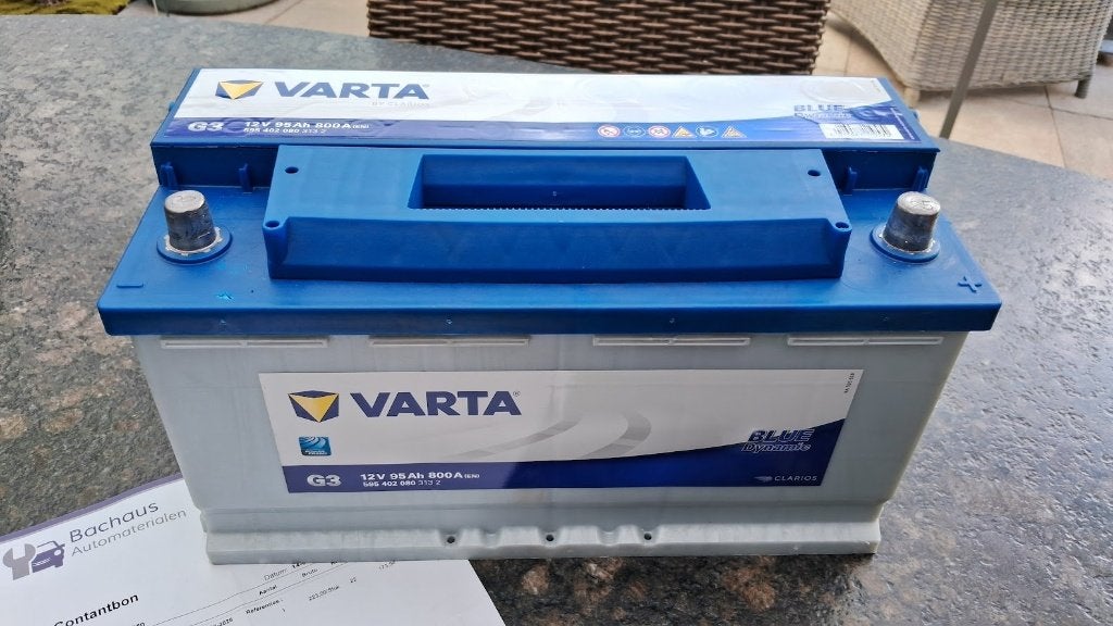 Varta Blue Dynamic G3 95AH  startaccu, z.g.a.n., Ophalen, Nieuw
