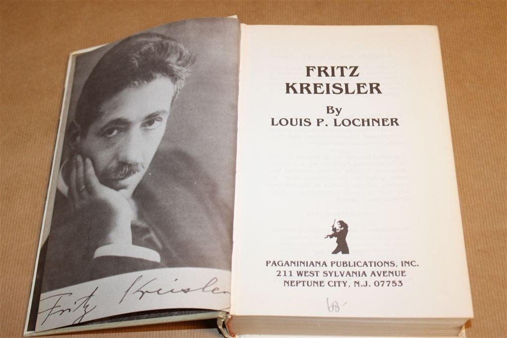 Fritz Kreisler — Biografie van een vioollegende, Ophalen of Verzenden, Gelezen, Artiest