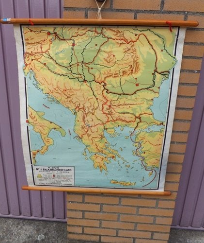 Oude lankaart Balkan, Ophalen