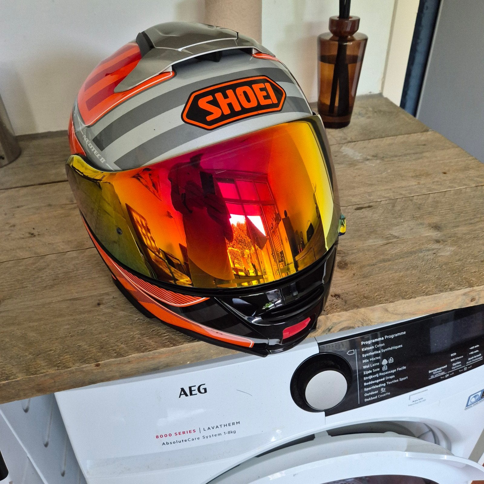 Shoei Neotec 2 Systeemhelm Maat XL met Sena Communicatie, Systeemhelm, XL, Ophalen of Verzenden, Shoei