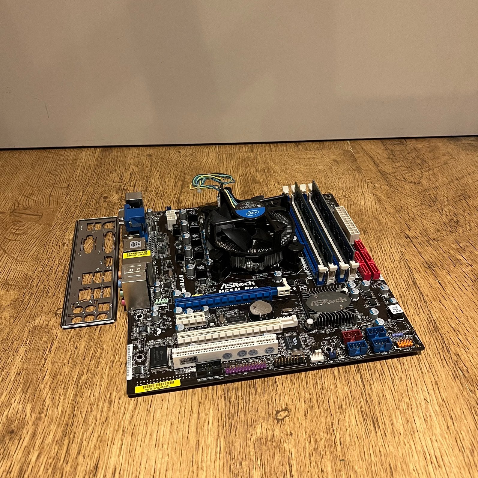 Asrock H55M Pro met intel Core i5 Quad-Core en 8GB RAM, Ophalen of Verzenden, Gebruikt, Intel, DDR3