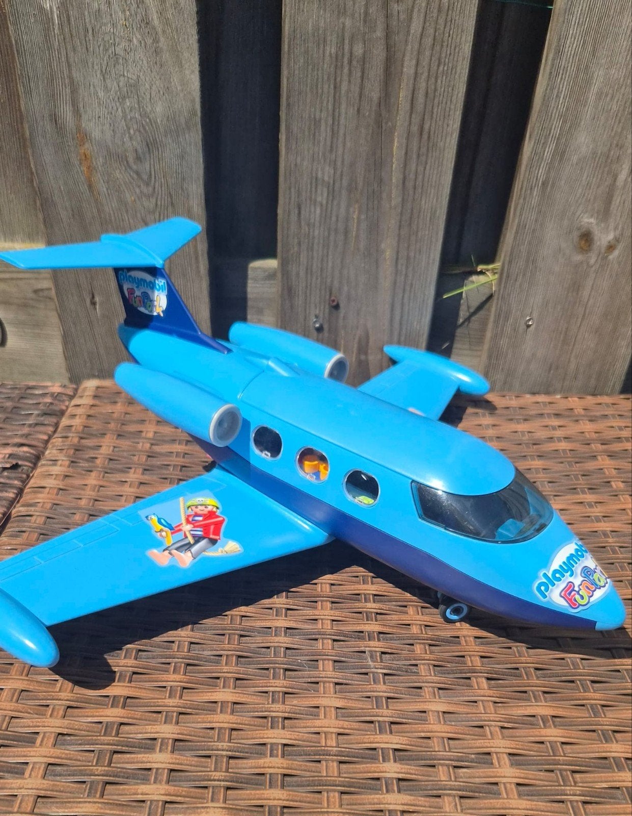 Playmobil FunPark Vliegtuig met Rico - Set 9366, Complete set, Voertuig, Zo goed als nieuw, Family fun