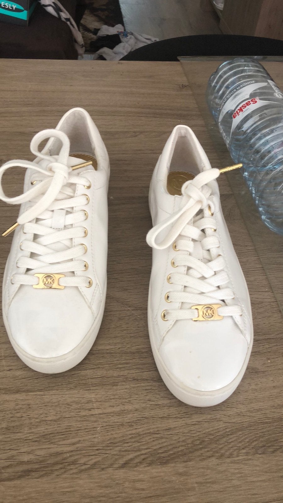 Witte Michael Kors sneakers - Maat 38, Ophalen of Verzenden, Zo goed als nieuw, Wit, Sneakers of Gympen
