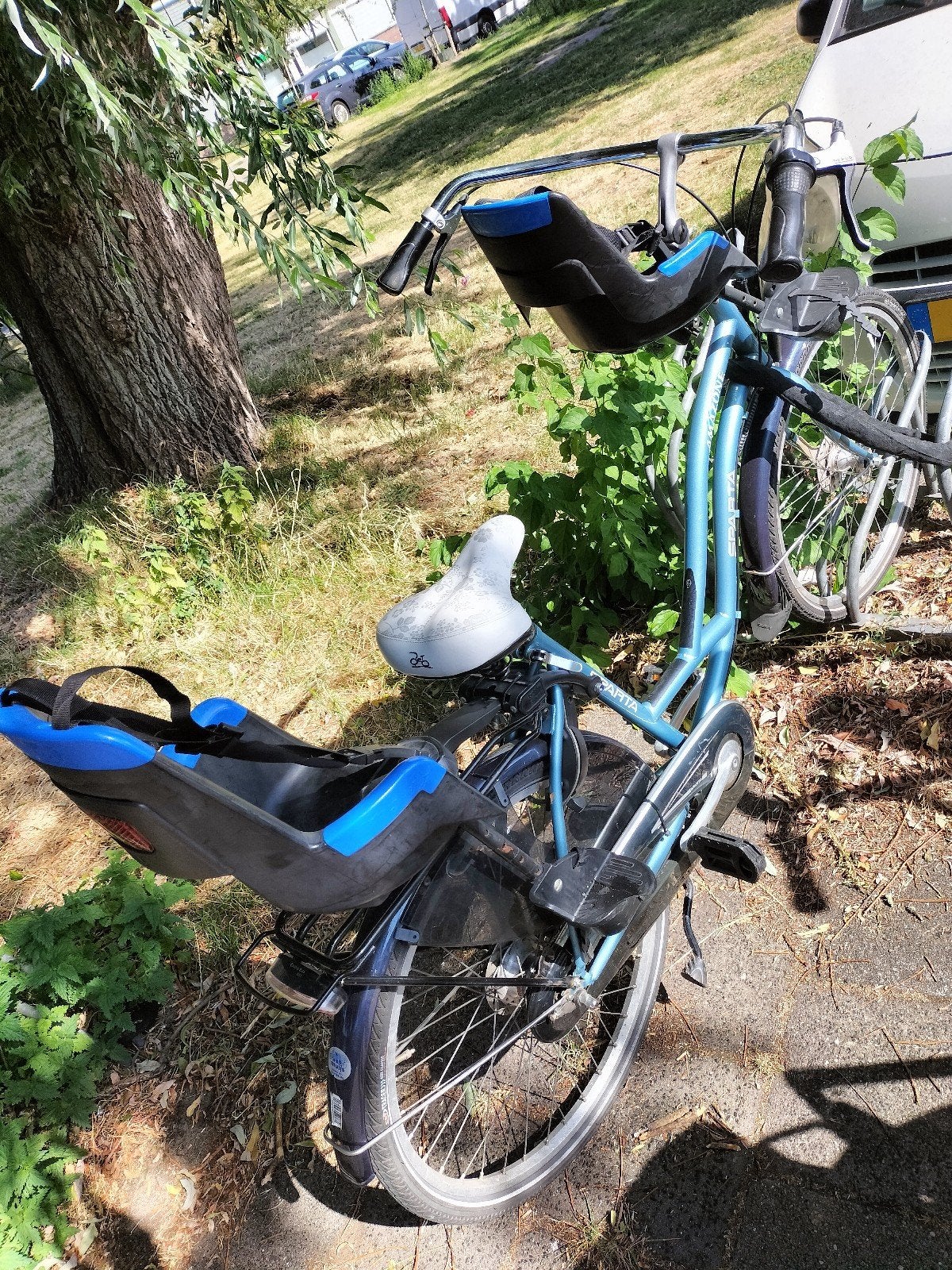 Sparta Amazone damesfiets met kinderzitjes, Fietsen en Brommers, Fietsen | Dames | Damesfietsen, Ophalen of Verzenden