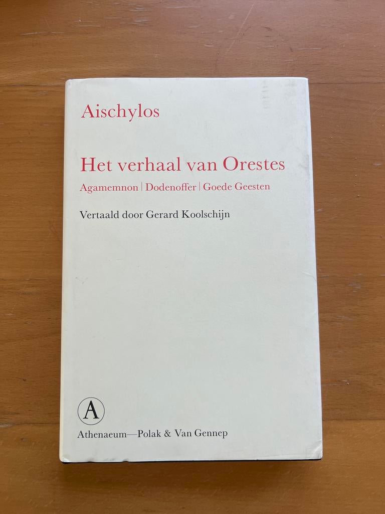 Aischylos - Het verhaal van Orestes (Gerard Koolschijn), Ophalen of Verzenden, Zo goed als nieuw, Europa overig